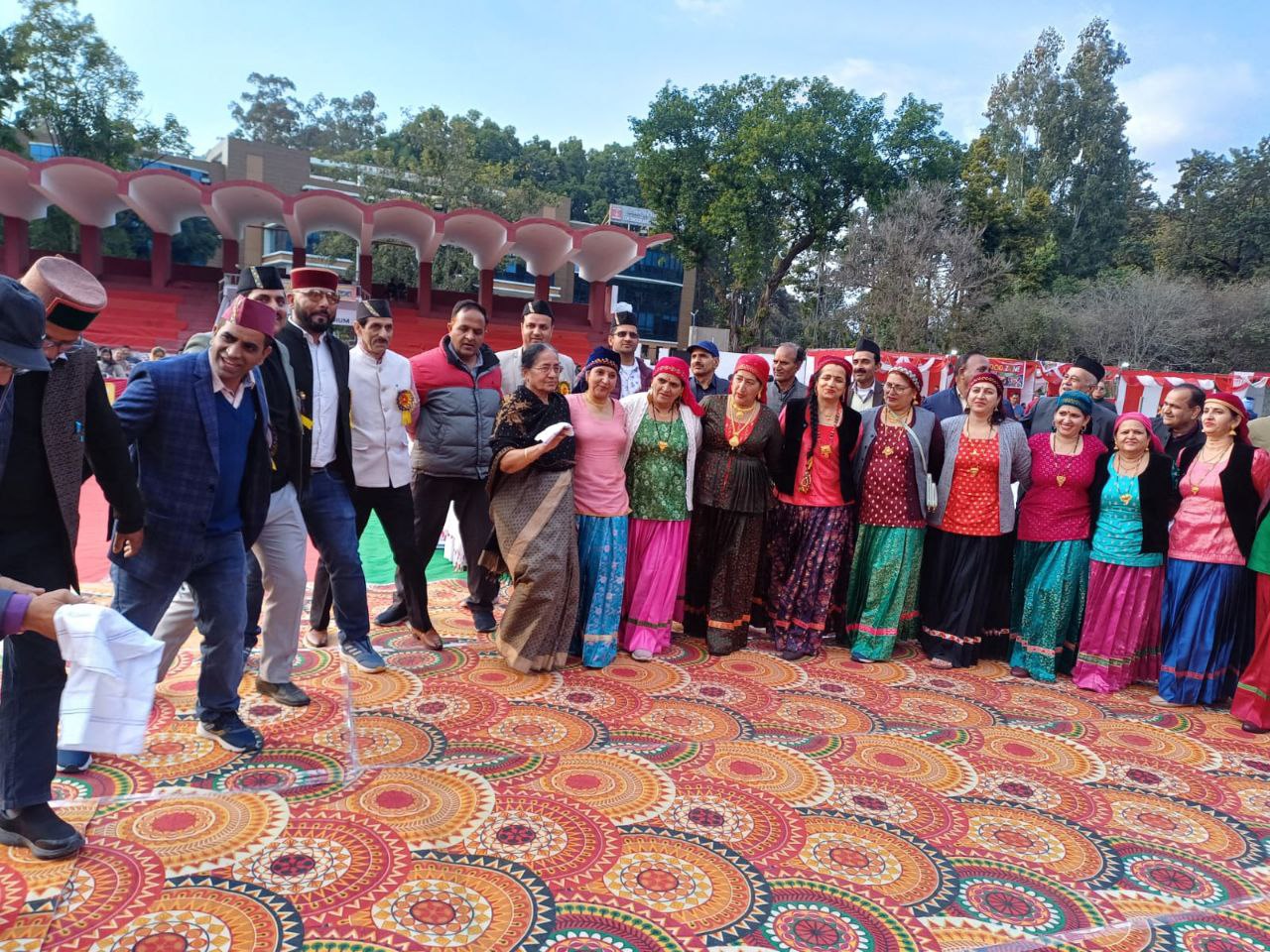 Savita Kapoor at a health camp