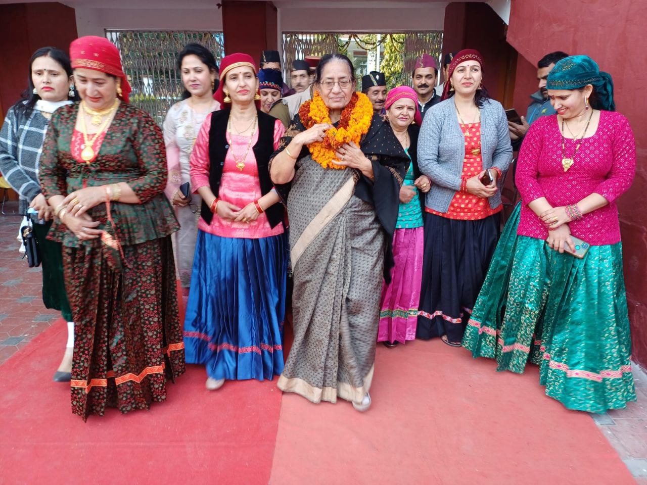 Savita Kapoor interacting with citizens